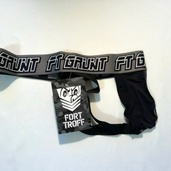 FORT TROFF Size "M" Grunt Corp Athletic Supporter- Black/Gray/White - Jock - Picture 8 of 10